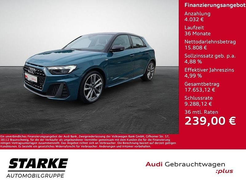 Grün Gebraucht 2020 Audi A1 Sportback S-Line Kleinwagen | 19.840 € (Guter Preis) - Bild 1/4