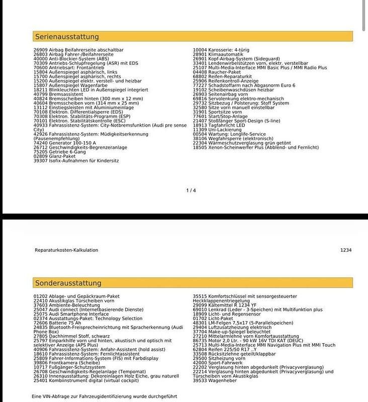 Gebraucht Audi A4 Design 122 PS (89 kW) 2017 Limousine