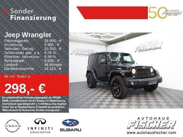 Schwarz Gebraucht 2015 Jeep Wrangler Sahara SUV | 29.900 € (Superpreis) - Bild 1/4