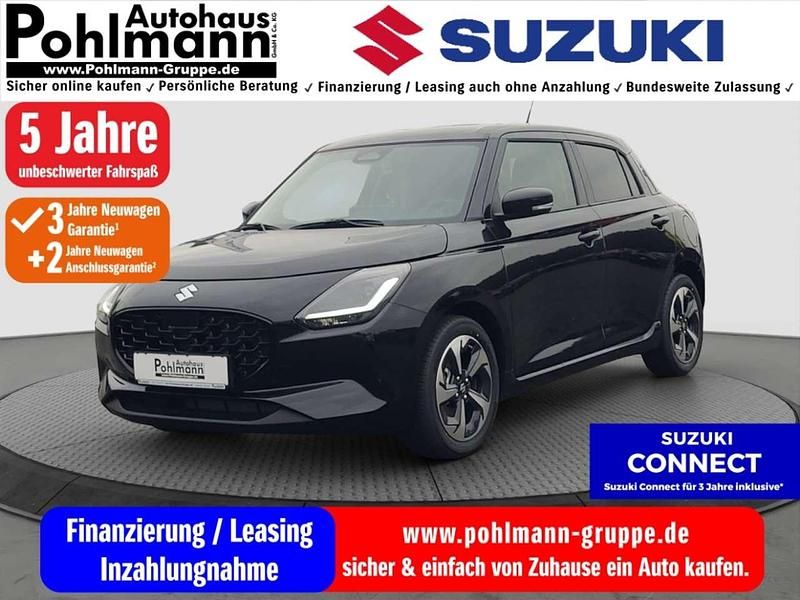 Super black pearl metallic Neu 2025 Suzuki Swift Comfort+ Kleinwagen | 21.285 € - Bild 1/4