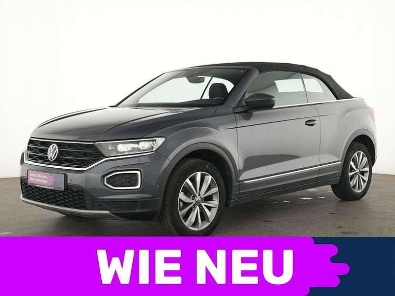 Grau Gebraucht 2021 VW T-Roc Cabriolet Style Cabrio | 23.977 € (Superpreis) - Bild 1/4