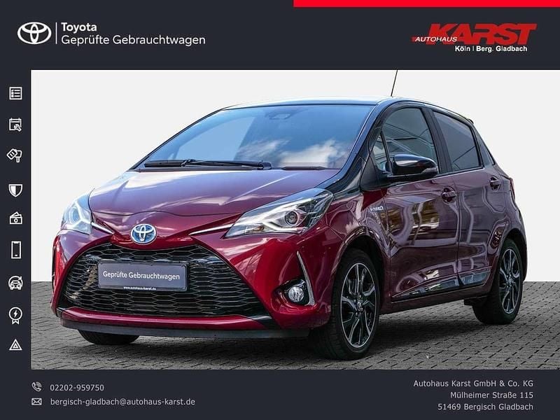 Tokiorot/dach schwarz Gebraucht 2017 Toyota Yaris Style Kleinwagen | 15.130 € (Etwas zu teuer) - Bild 1/4