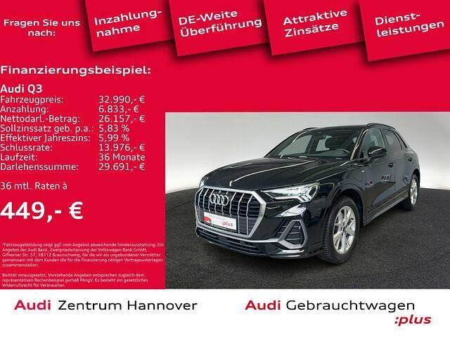 Gebraucht Audi Q3 S-Line 150 PS (110 kW) 2022 0e mythosschwarz metallic SUV