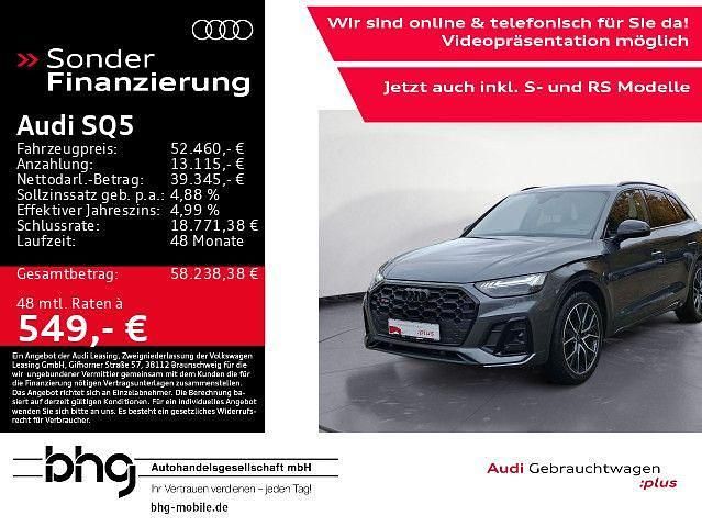 Daytonagrau perleffekt Gebraucht 2021 Audi SQ5 Ambiente SUV | 52.460 € (Etwas zu teuer) - Bild 1/4