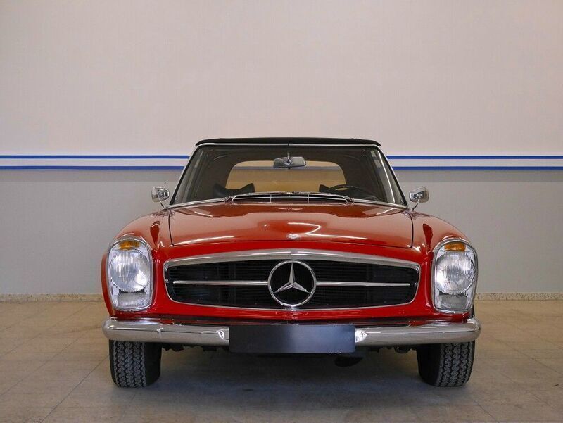Gebraucht Mercedes 230 150 PS (110 kW) 1966 Rot Cabrio