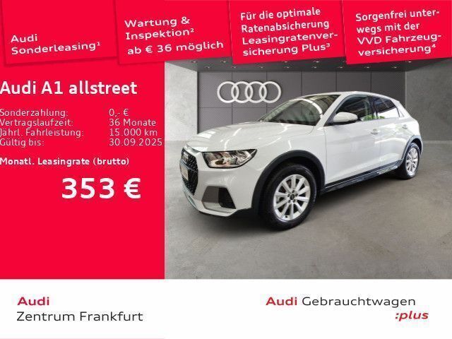 Gletscherweiß metallic Gebraucht 2024 Audi A1 Basis Kleinwagen | 25.840 € (Fairer Preis) - Bild 1/1