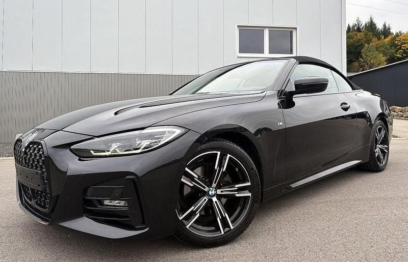Schwarz Gebraucht 2021 BMW 420 M Sport Cabrio | 33.470 € (Guter Preis) - Bild 1/4