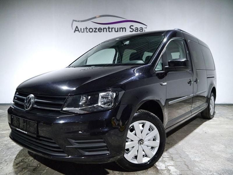 Schwarz Gebraucht 2019 VW Caddy Maxi Trendline Van / Kleinbus | 14.270 € (Superpreis) - Bild 1/4