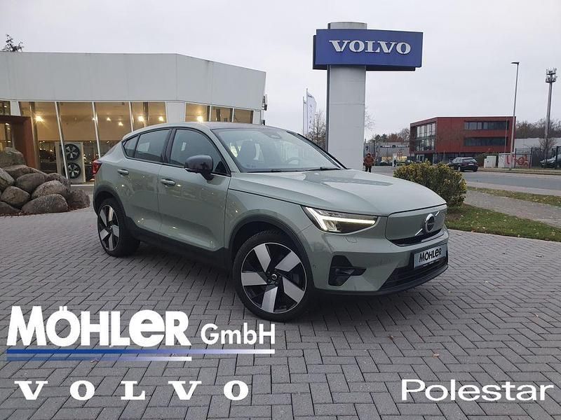 Sage green metallic Gebraucht 2022 Volvo C40 Ultimate SUV | 30.850 € (Etwas zu teuer) - Bild 1/4