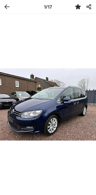 Gebraucht VW Sharan Highline 184 PS (135 kW) 2017 Blau Van / Kleinbus