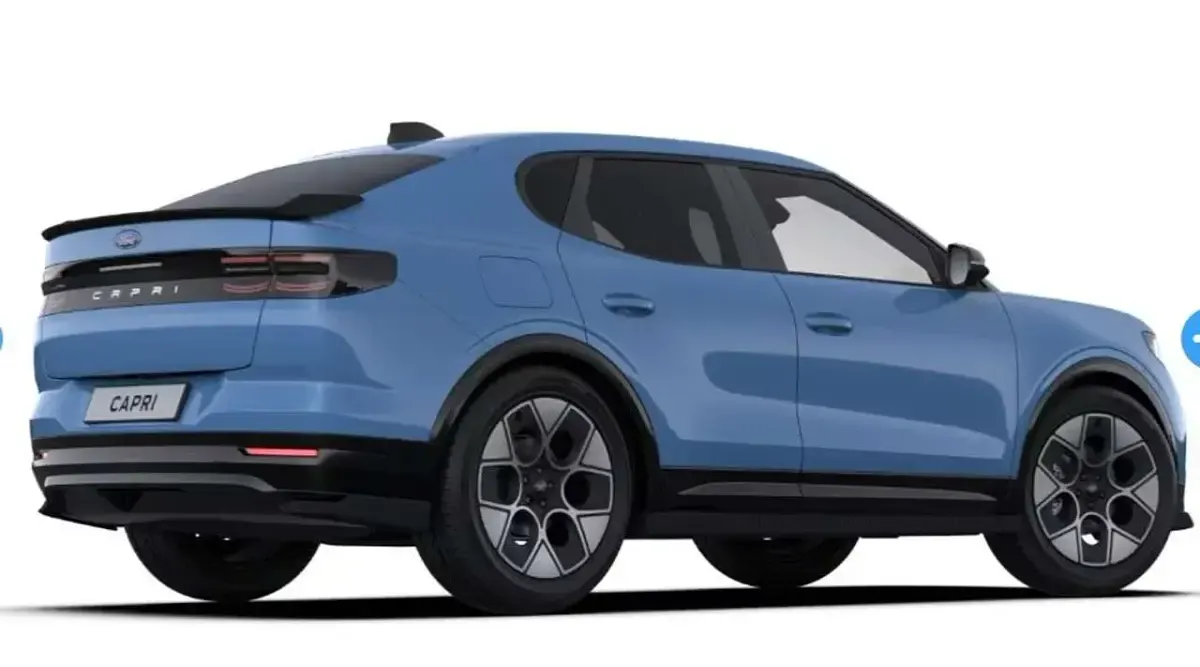 Nowe Ford Capri Extended Range 210 kW (286 KM) 2026 Niebieski SUV