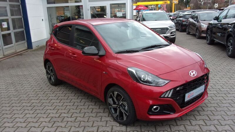 Rot Neu 2024 Hyundai i10 N Line Kleinwagen | 17.990 € (Fairer Preis) - Bild 1/4