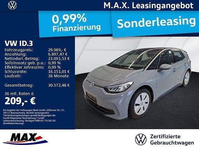 Mondsteingrau Gebraucht 2024 VW ID.3 Pro Kleinwagen | 29.989 € (Superpreis) - Bild 1/3