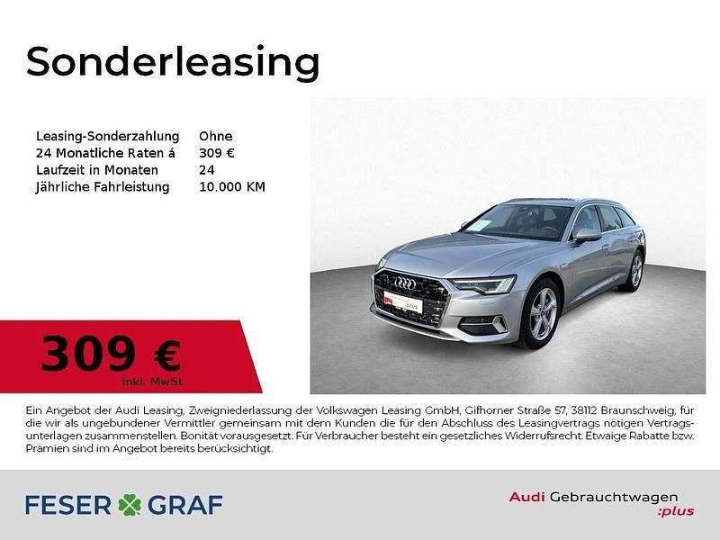 Florettsilber metallic Gebraucht 2025 Audi A6 Ambiente Kombi | 50.890 € (Etwas zu teuer) - Bild 1/4