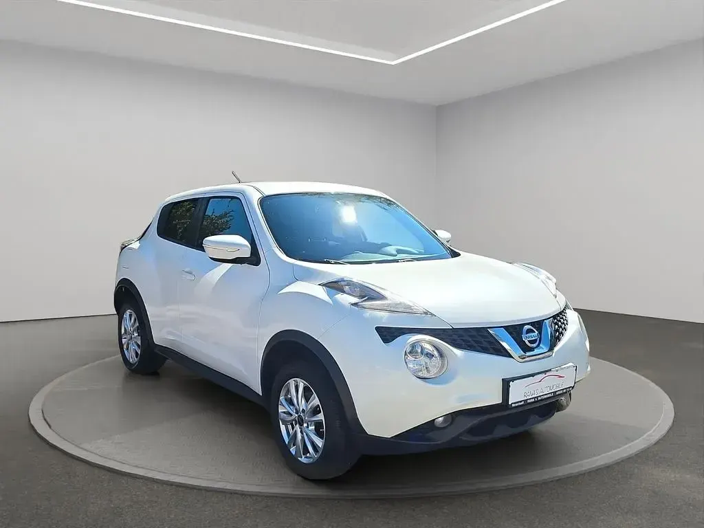 Gebraucht Nissan Juke Visia 110 PS (80 kW) 2015 Weiß SUV
