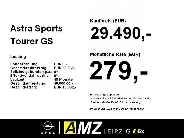 Neu Opel Astra 131 PS (96 kW) 2025 Arktis weiß Kombi