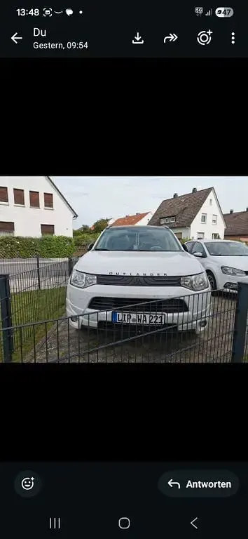 Gebraucht Mitsubishi Outlander Plus 150 PS (110 kW) 2014 Weiß SUV