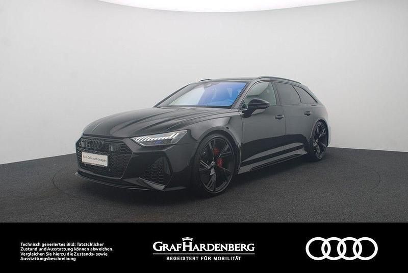 Mythosschwarz metallic Gebraucht 2022 Audi RS6 Ambiente Kombi | 99.980 € (Fairer Preis) - Bild 1/4