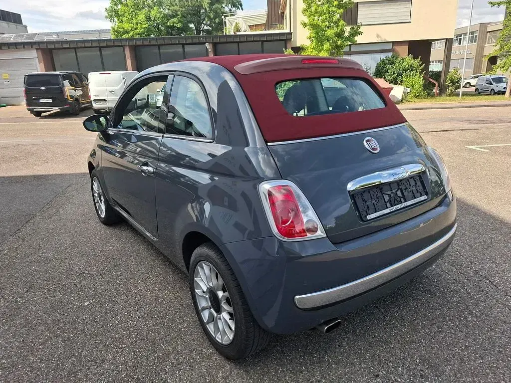 Gebraucht Fiat 500 Lounge 69 PS (50 kW) 2011 Grigio carrara Cabrio
