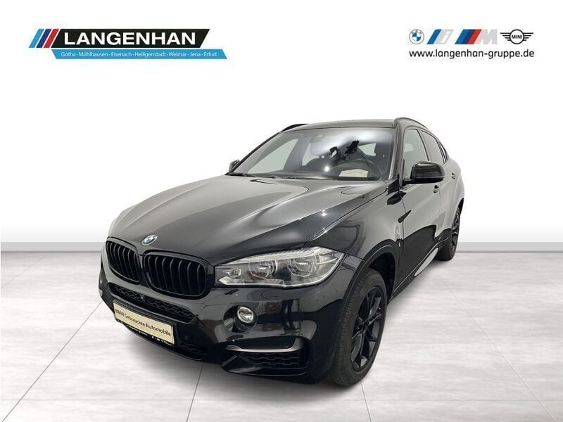 Schwarz Gebraucht 2018 BMW X6 M50 M Sport SUV | 29.821 € (Superpreis) - Bild 1/4