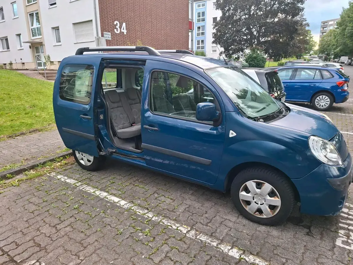Gebraucht Renault Kangoo 90 PS (66 kW) 2009 Blau Van / Kleinbus