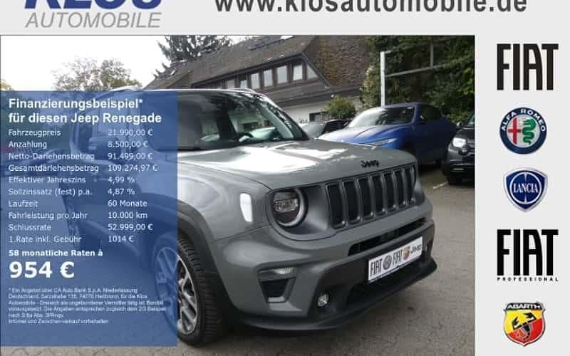 Grau Gebraucht 2023 Jeep Renegade SUV | 21.990 € (Superpreis) - Bild 1/4