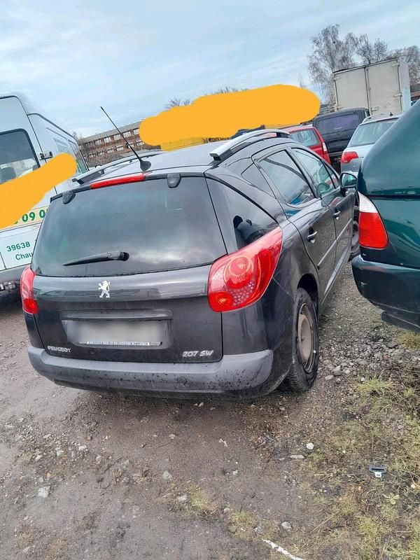 Gebraucht Peugeot 207 2009 Schwarz Kombi