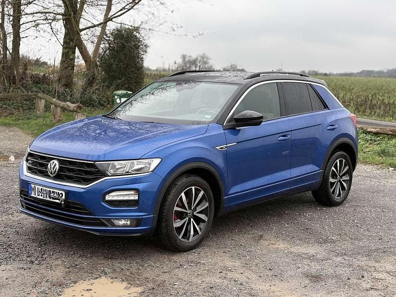 Blau Gebraucht 2019 VW T-Roc Sport SUV | 24.500 € (Etwas zu teuer) - Bild 1/4