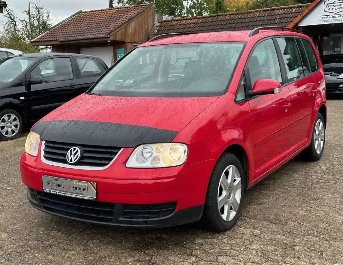 Gebraucht VW Touran Goal 105 PS (77 kW) 2007 Tornadorot Van / Kleinbus