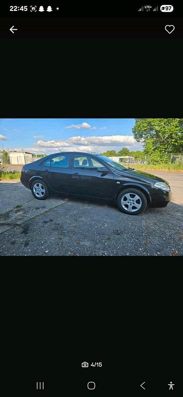 Schwarz Gebraucht 2004 Nissan Primera Limousine | 2.500 € (Etwas zu teuer) - Bild 1/4