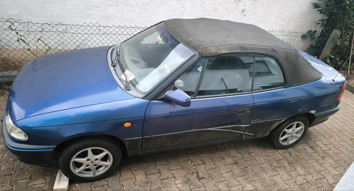 Gebraucht Opel Astra Cabriolet 1996 Blau Cabrio