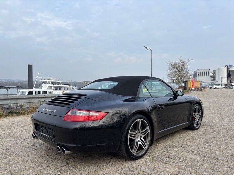 Schwarz Gebraucht 2008 Porsche 911 Carrera 4S Cabriolet Cabrio | 67.500 € (Fairer Preis) - Bild 1/4