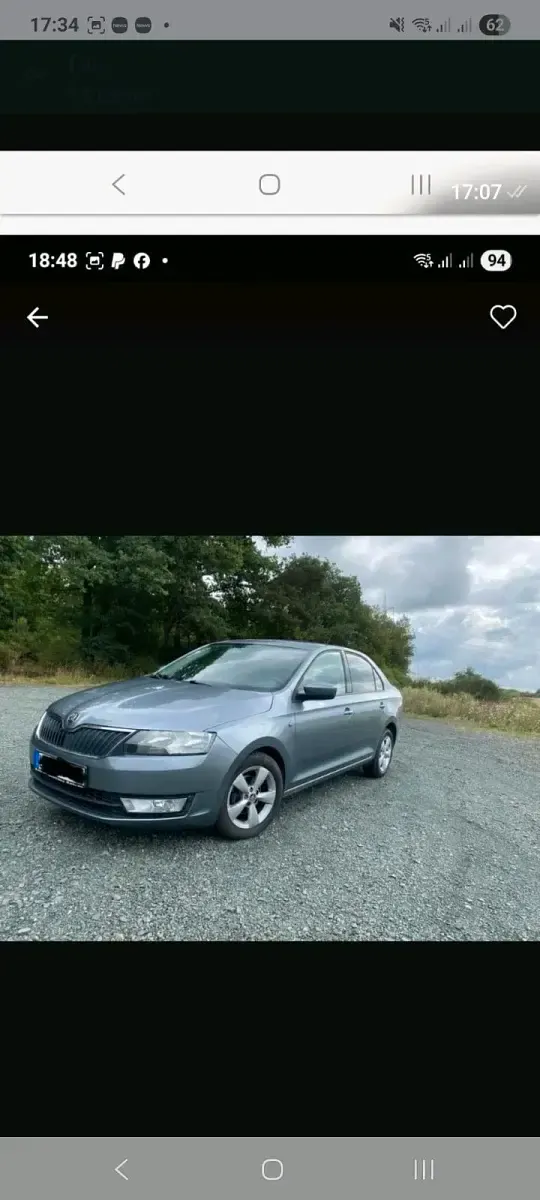 Gebraucht Skoda Rapid 108 PS (79 kW) 2013 Grau Kleinwagen