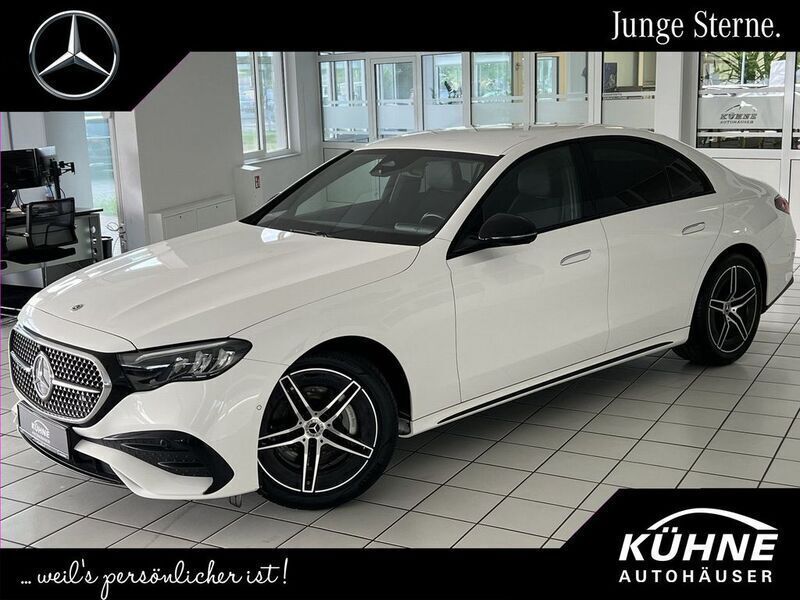 Weiß, Gebraucht 2024 Mercedes E200 AMG Limousine | 44.800 € (Superpreis) - Bild 1/4