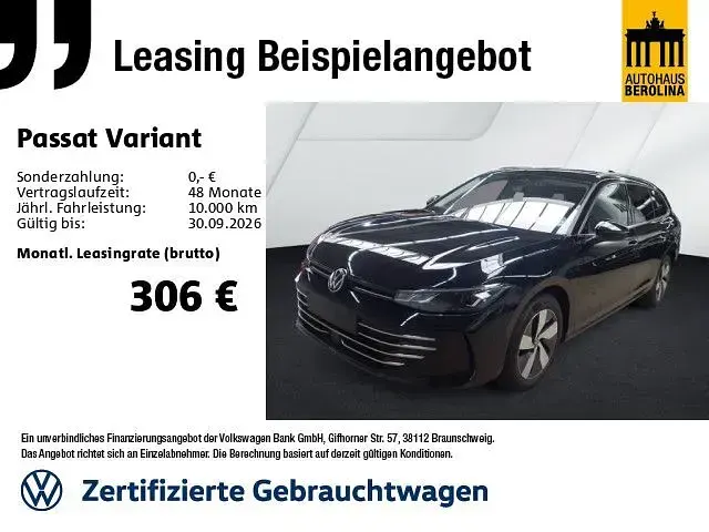 Gebraucht VW Passat Business 150 PS (110 kW) 2025 Schwarz Kombi