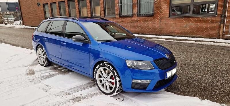 Gebraucht Skoda Octavia RS 184 PS (135 kW) 2017 Blau Kombi