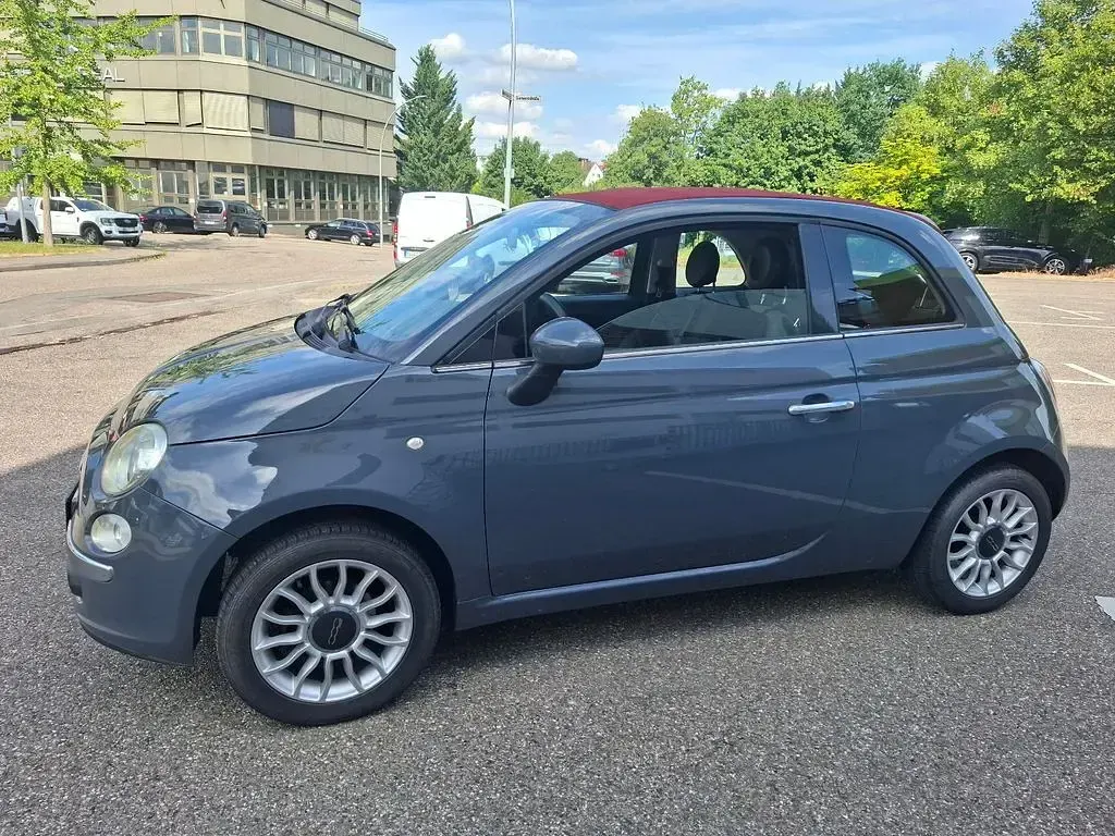 Gebraucht Fiat 500 Lounge 69 PS (50 kW) 2011 Grigio carrara Cabrio