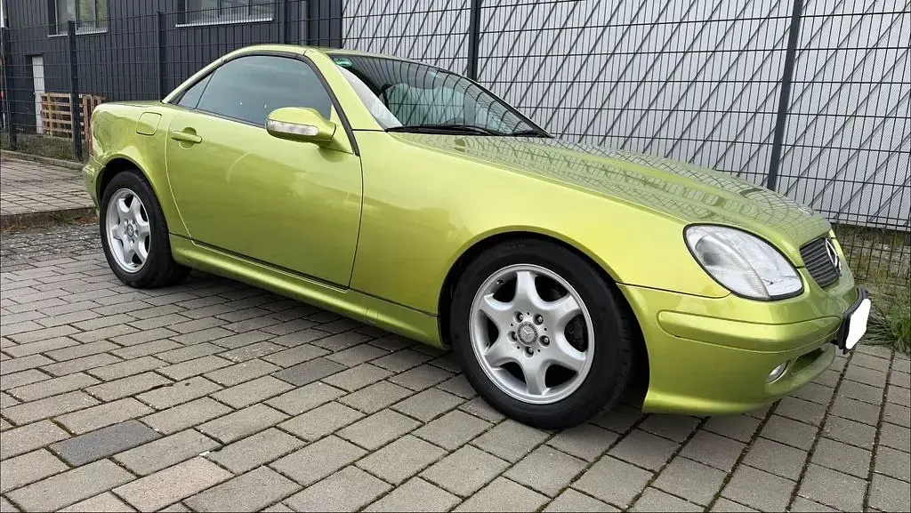 Second-hand Mercedes SLK200 163 CP (119 kW) 2000 Verde Cabrio