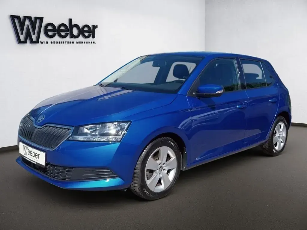 Gebraucht Skoda Fabia Ambition 95 PS (69 kW) 2021 Blau Kleinwagen