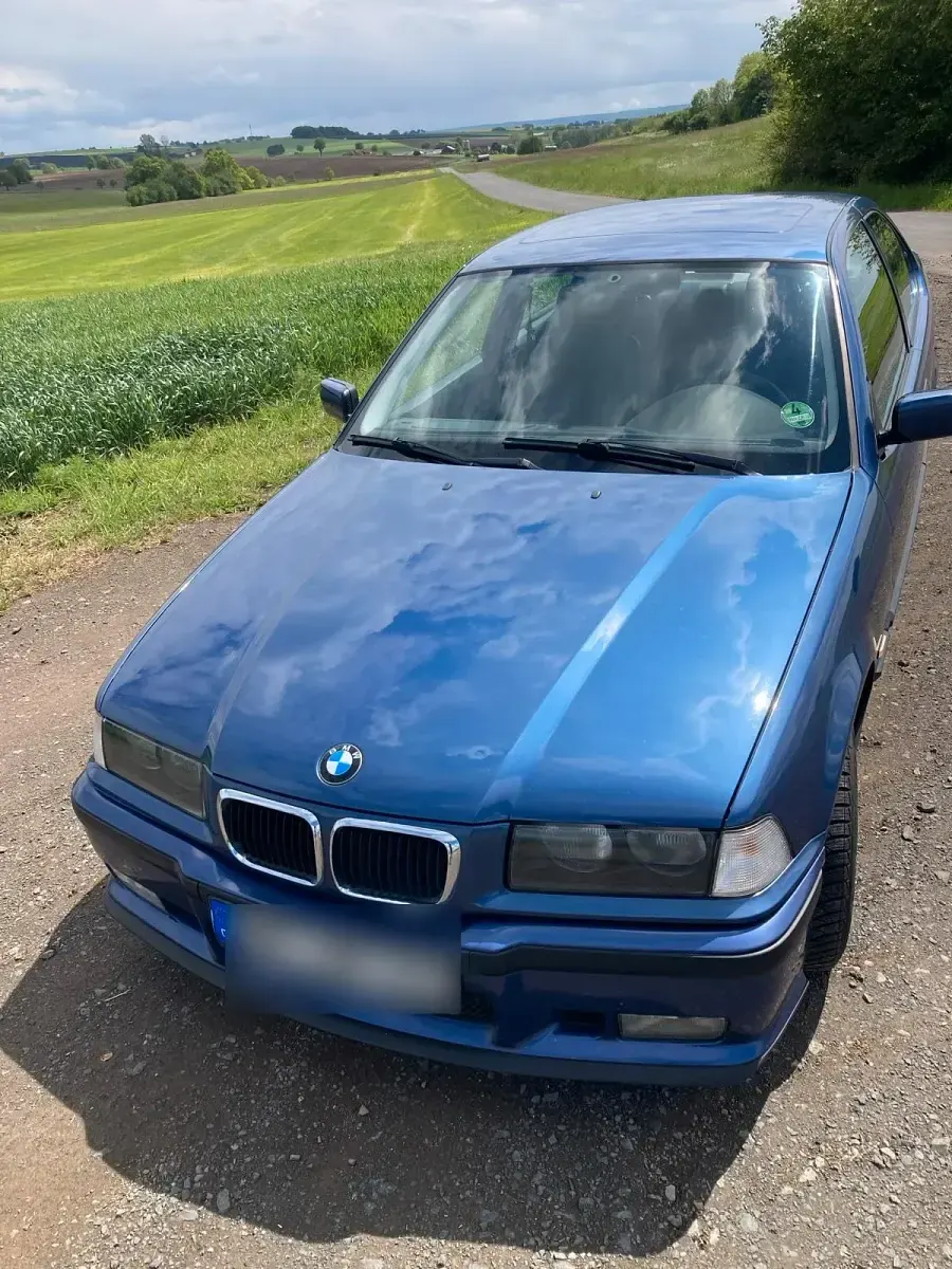 Gebraucht BMW 316 Compact Sport Line 102 PS (75 kW) 1997 Blau Kleinwagen