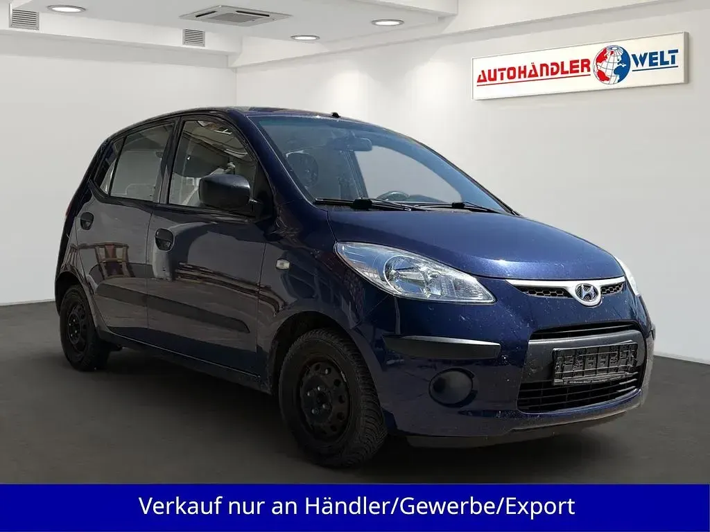 Gebraucht Hyundai i10 67 PS (49 kW) 2010 Blau Kleinwagen
