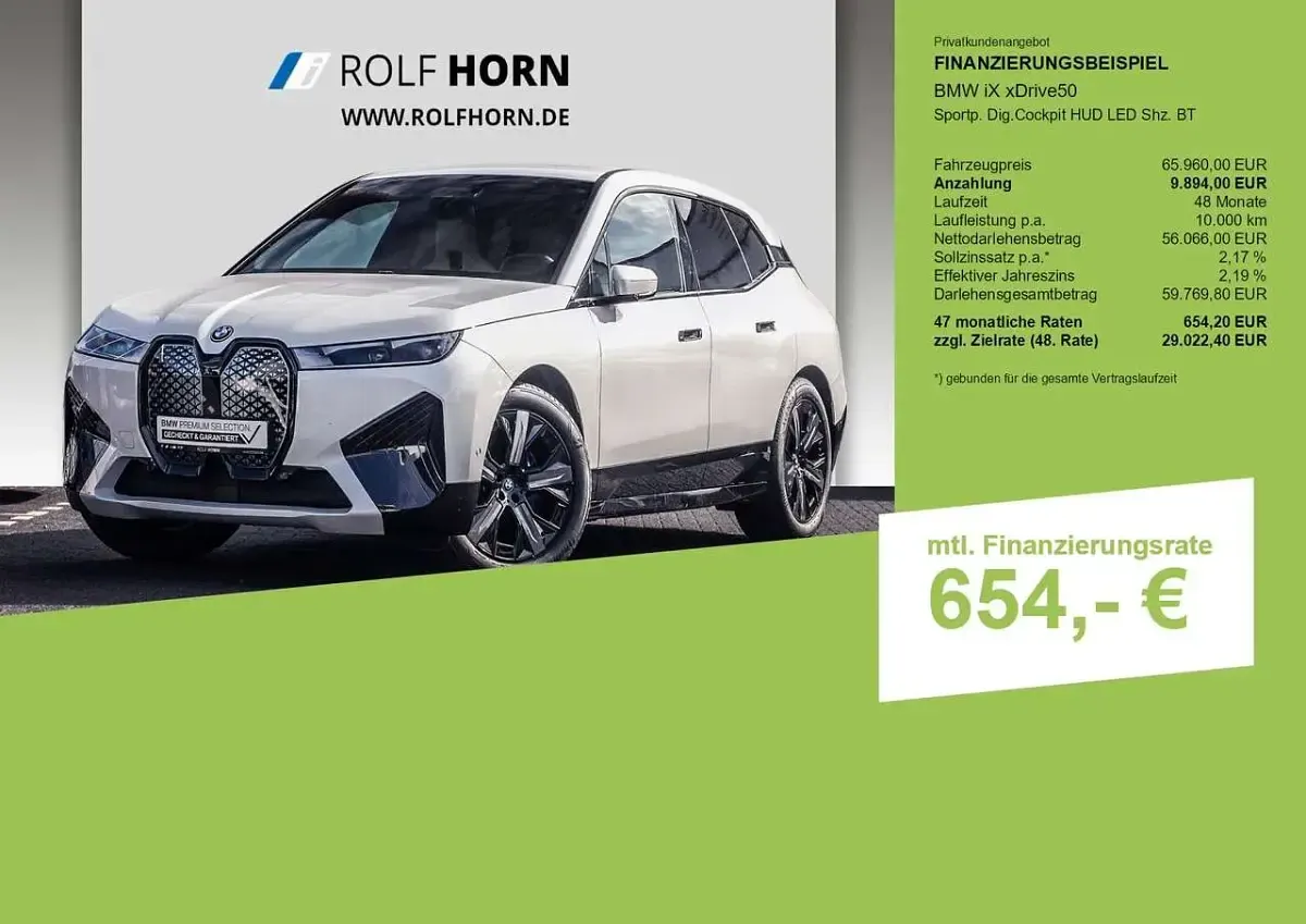 Gebraucht BMW iX Sport Line 384 kW (523 PS) 2025 Rot SUV
