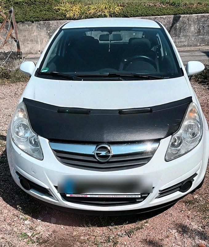 Weiß Gebraucht 2009 Opel Corsa Kleinwagen | 1.100 € (Superpreis) - Bild 1/4
