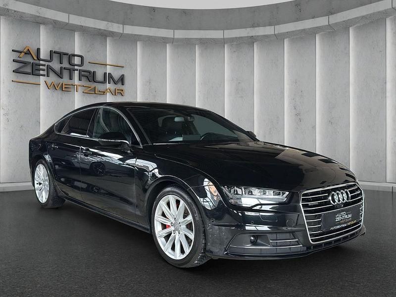 Mythosschwarz metallic Gebraucht 2015 Audi A7 Sportback S-Line Kleinwagen | 23.990 € (Fairer Preis) - Bild 1/4