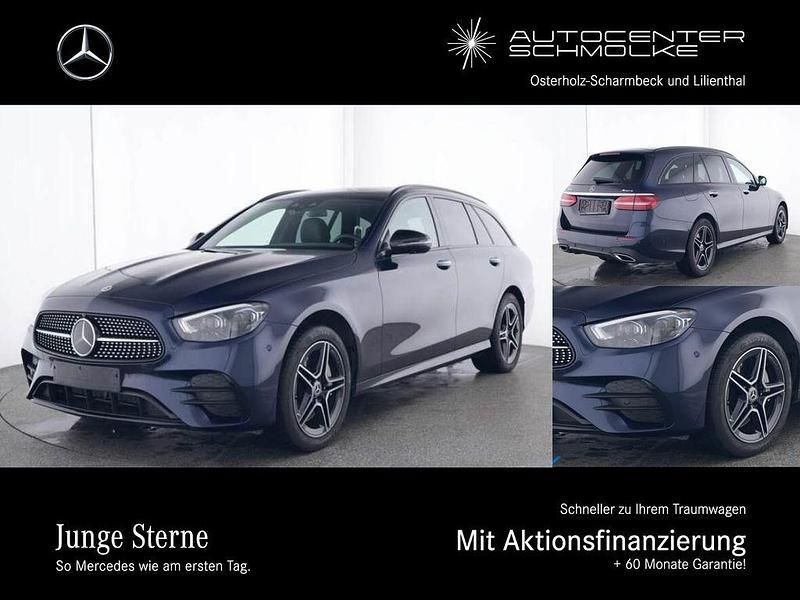 Lack nautikblau Gebraucht 2023 Mercedes E300 AMG line Kombi | 51.750 € (Teuer) - Bild 1/4