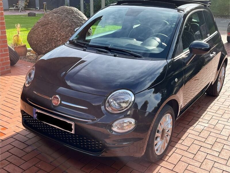 Schwarz Gebraucht 2019 Fiat 500C Lounge Cabrio | 11.450 € (Fairer Preis) - Bild 1/4