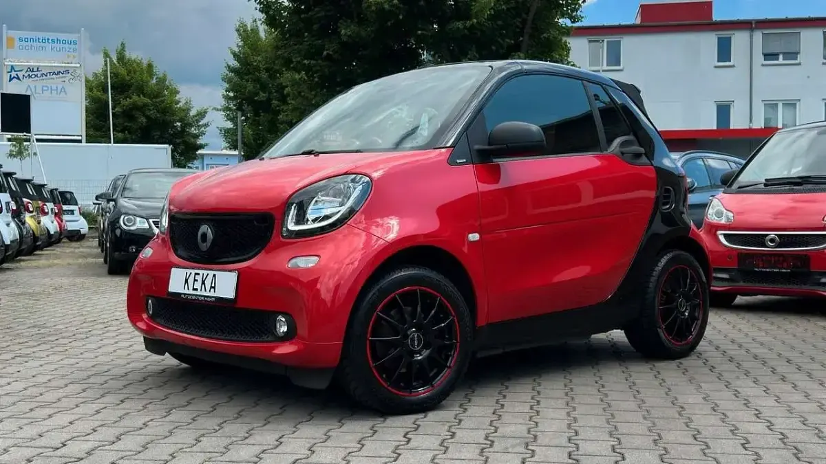 Usata Smart ForTwo Cabrio 90 CV (66 kW) 2017 Rosso Cabrio