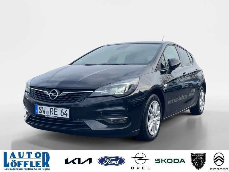 Onyx schwarz Gebraucht 2021 Opel Astra GS Line Limousine | 13.880 € (Teuer) - Bild 1/4