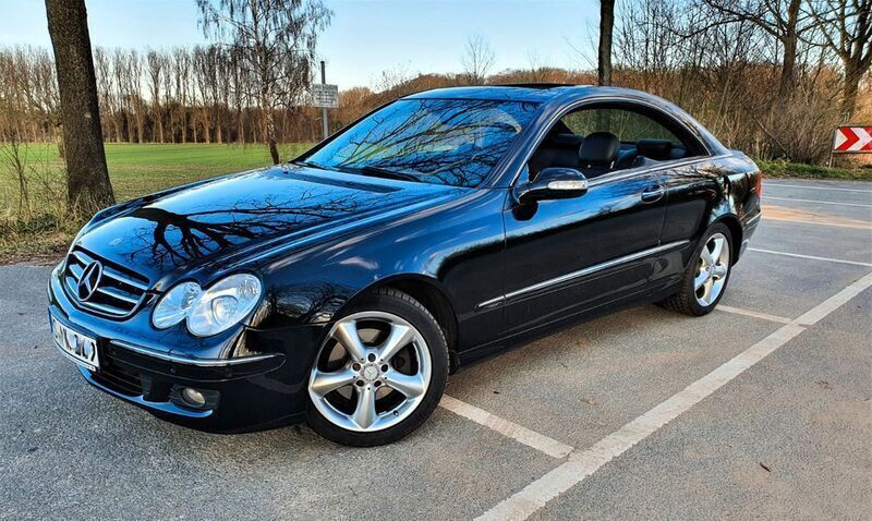Schwarz Gebraucht 2008 Mercedes CLK280 Avantgarde Coupé | 5.498 € (Guter Preis) - Bild 1/4