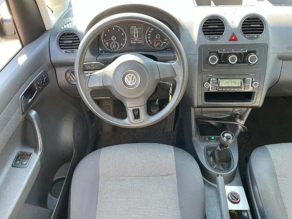 Gebraucht VW Caddy 109 PS (80 kW) 2011 Weiß Van / Kleinbus